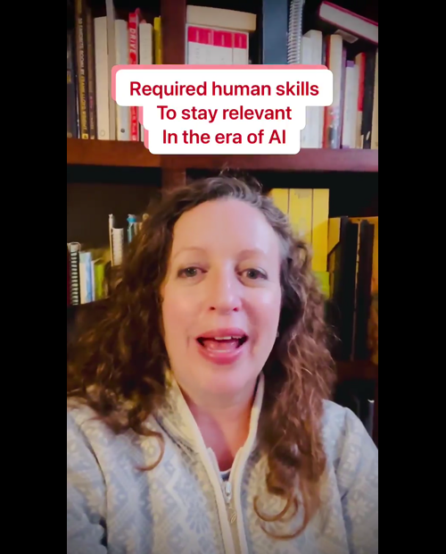 Why human skills are more important than AI skills | Emily Tell, EMBA posted on the topic | LinkedIn